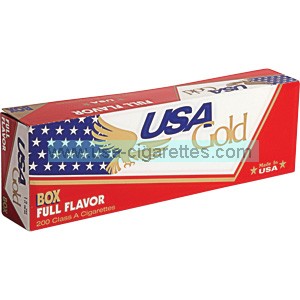 USA Gold Red 100's cigarettes